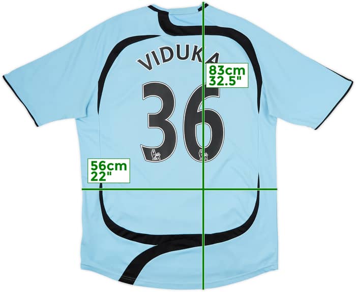 2007-08 Newcastle Away Shirt Viduka #36 - 6/10 - (XL)