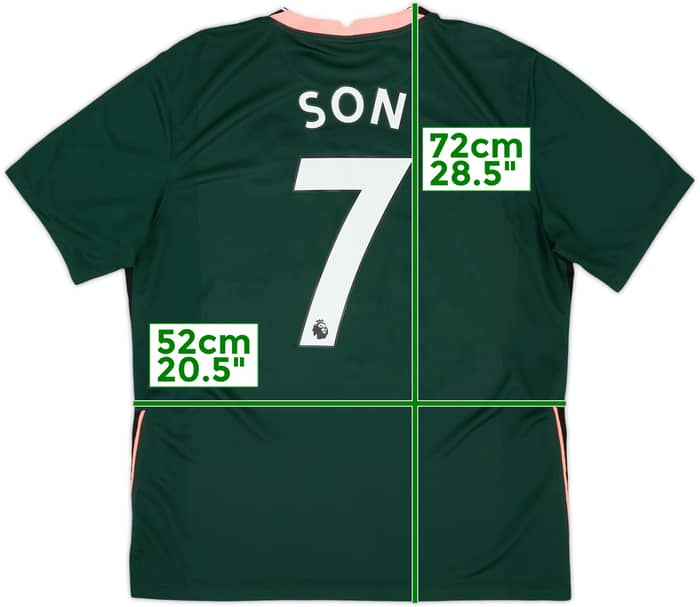 2020-21 Tottenham Away Shirt Son #7 - 9/10 - (L)