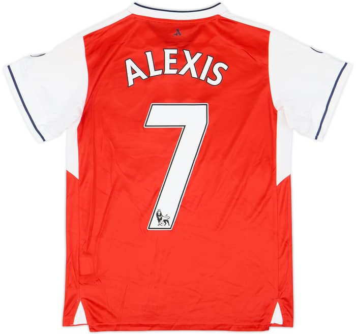 2016-17 Arsenal Home Shirt Alexis #7 - 6/10 - (L.Boys)