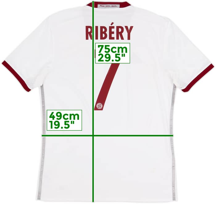 2016-17 Bayern Munich Third Shirt Ribery #7 - 8/10 - (M)