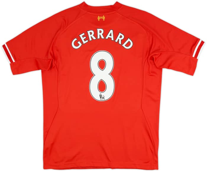 2013-14 Liverpool Home Shirt Gerrard #8 - 6/10 - (L)