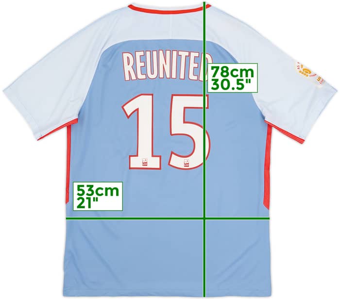 Camiseta de visitante del Monaco 2017-18 Reunited #15 - 7/10 - (L)