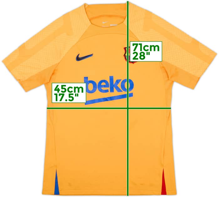 2022-23 Barcelona Nike Camiseta de Entrenamiento - 8/10 - (M)