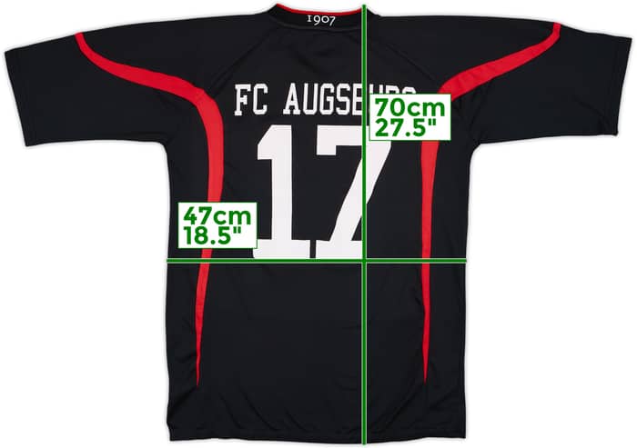 2011-12 Augsburg Away Shirt #17 - 8/10 - (M)