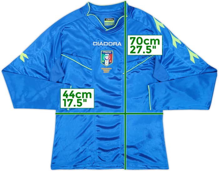 2013-14 Italy Diadora Referee L/S Shirt - 8/10 - (XS)