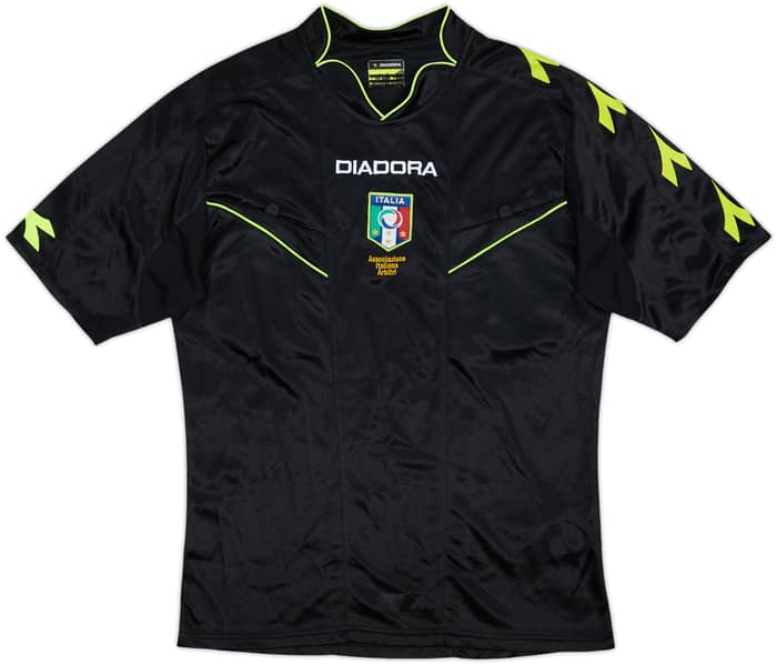 2013-14 Italy Diadora Referee Shirt - 6/10 - (M)