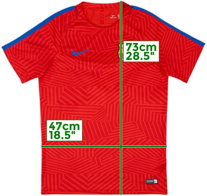 2016-17 Barcelona Nike Training Shirt - 10/10 - (M)