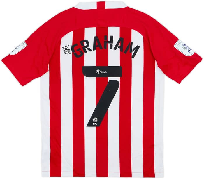 2020-21 Sunderland Home Shirt Graham #7 - 7/10 - (XL.Boys)