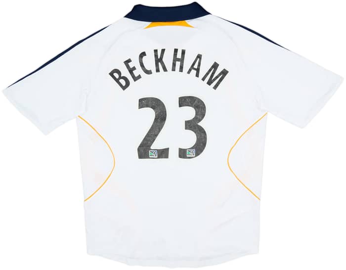 2007-08 LA Galaxy Home Shirt Beckham #23 - 4/10 - (L)