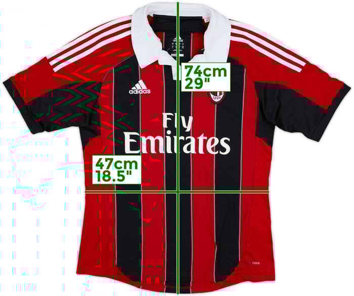 2012-13 AC Milan Home Shirt Kaka #22 - 5/10 - (M)