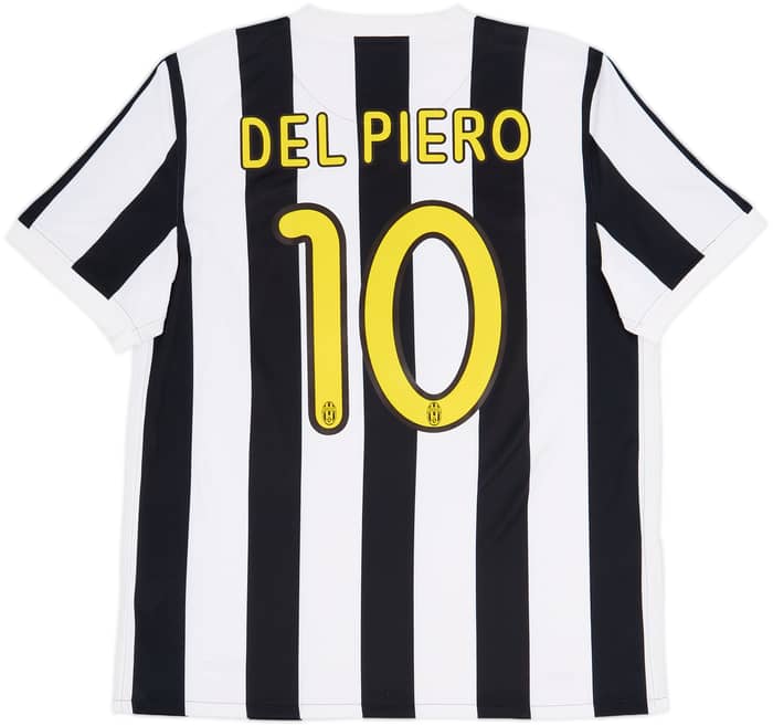2009-10 Juventus Camiseta Local Del Piero #10 - 8/10 - (L)