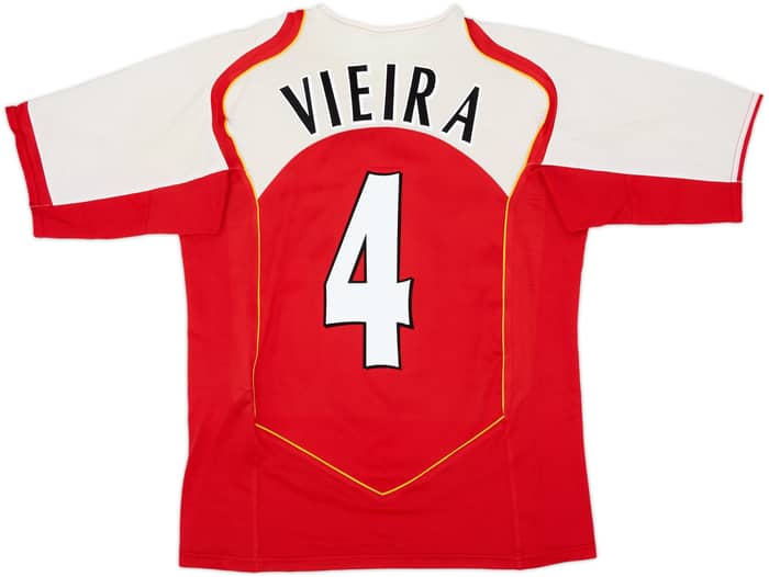 2004-05 Arsenal Home Shirt Vieira #4 - 6/10 - (M)