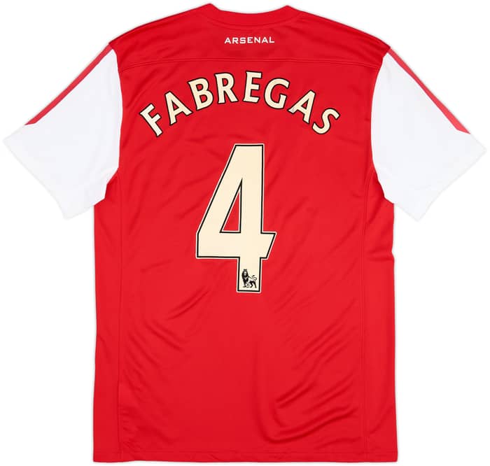 2011-12 Arsenal Home Shirt Fabregas #4 - 7/10 - (M)