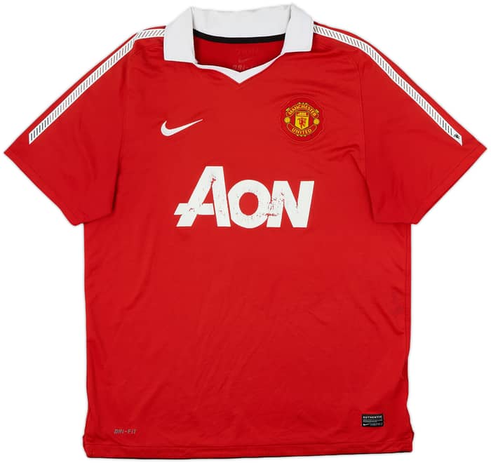 2010-11 Manchester United Home Shirt - 5/10 - (L)