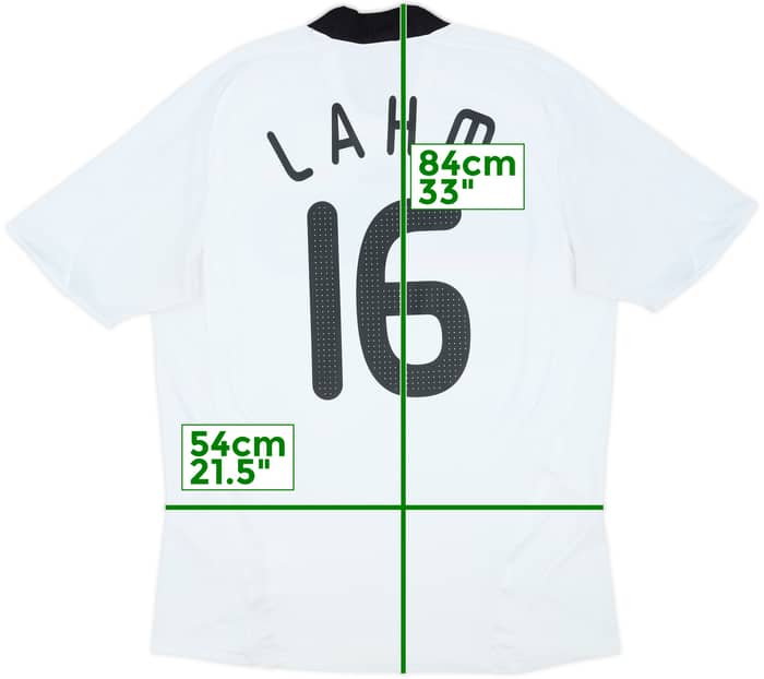 2008-09 Germany Home Shirt Lahm #16 - 7/10 - (L)