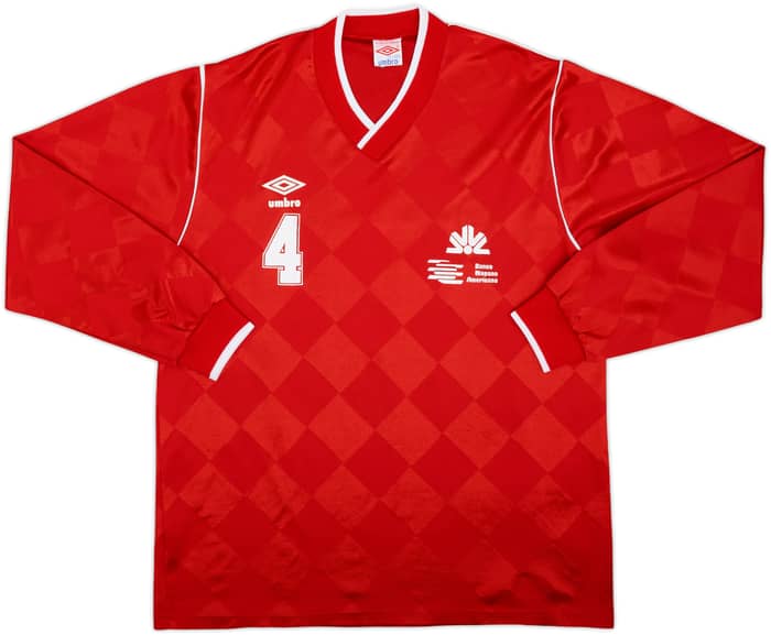 1980s Umbro Template L/S Shirt #4 - 8/10 - (XL)