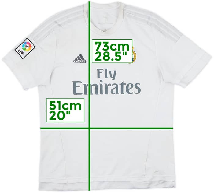 2015-16 Real Madrid Home Shirt - 5/10 - (L)