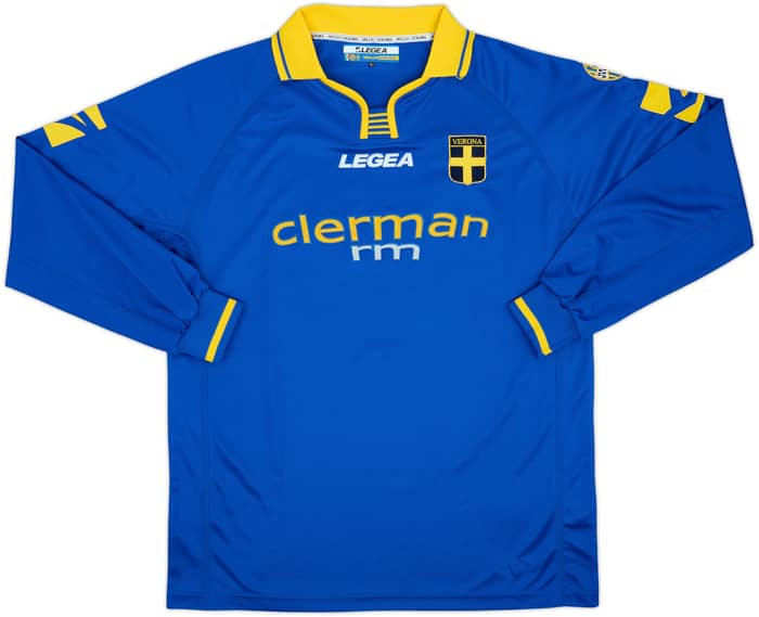 2003-04 Hellas Verona Home L/S Shirt - 9/10 - (L)