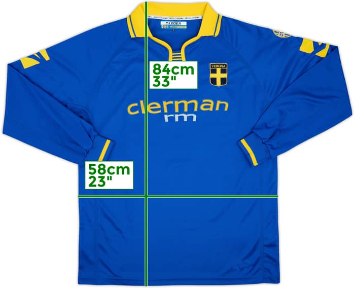 2003-04 Hellas Verona Home L/S Shirt - 9/10 - (L)