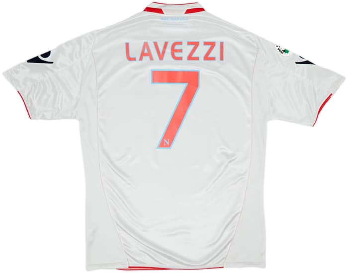 2009-10 Napoli Away Shirt Lavezzi #7 - 8/10 - (XXL)