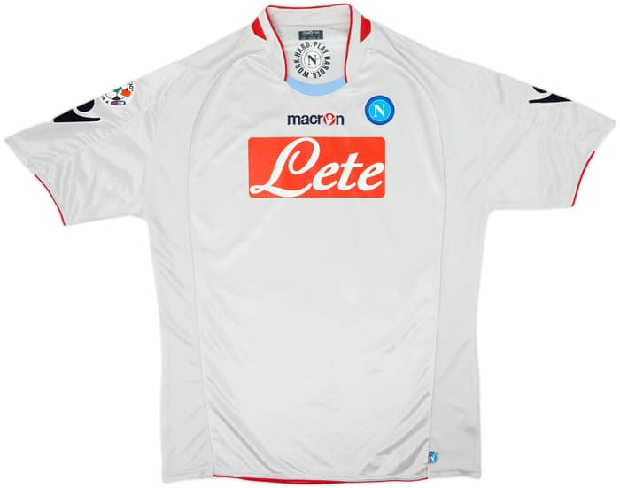 2009-10 Napoli Away Shirt Lavezzi #7 - 8/10 - (XXL)