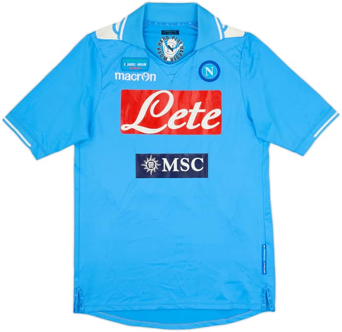 2011-12 Napoli 'Finale' Home Shirt Lavezzi #22 - 7/10 - (M)