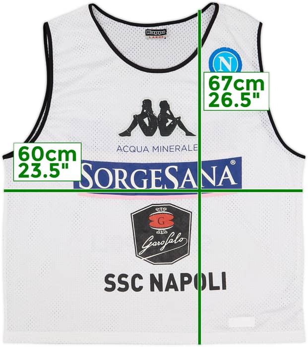 2015-16 Napoli Kappa Training Bib - 7/10 - (L)