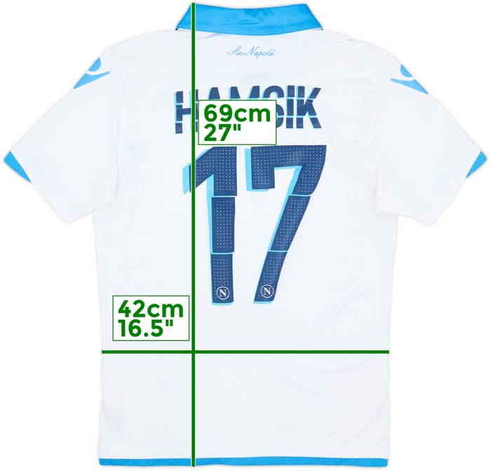2014-15 Napoli Third Shirt Hamsik #17 - 6/10 - (M)