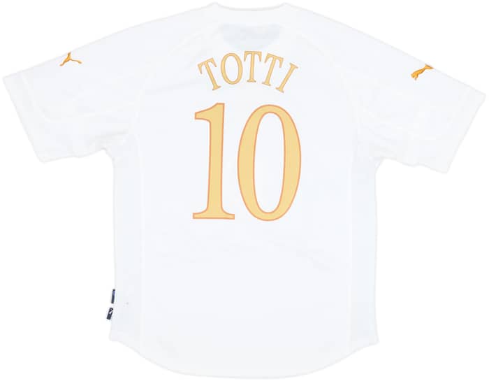 2004-06 Italia Visitante Camiseta Totti #10 - 8/10 - (L)