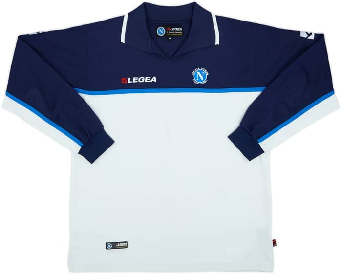 2003-04 Napoli Legea Training L/S Shirt - 8/10 - (M)