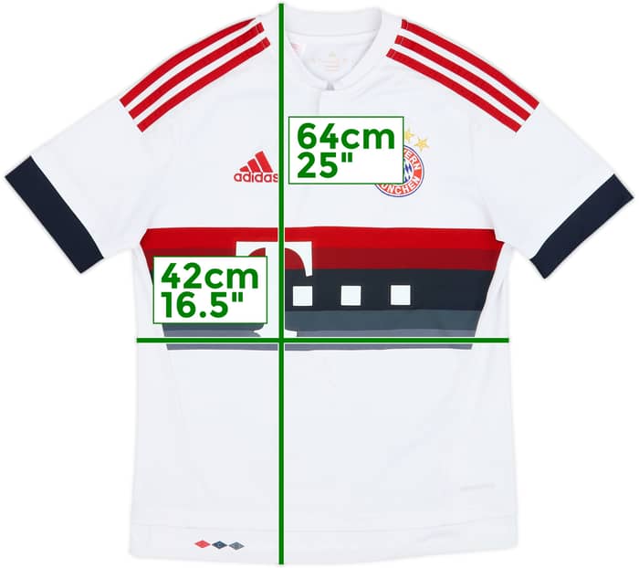 2015-16 Bayern Munich Away Shirt - 5/10 - (L.Boys)