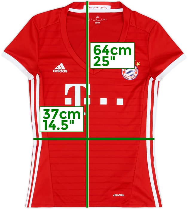 2016-17 Bayern Munich Home Shirt - 9/10 - (Women's S)