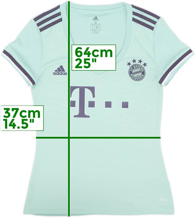 Camiseta de visitante del Bayern Munich 2018-19 - 8/10 - (Mujeres S)