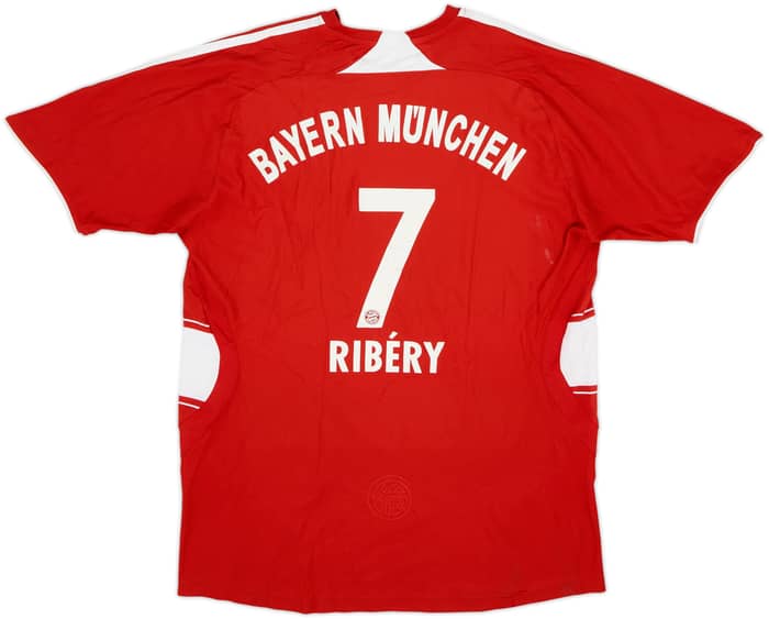 2007-08 Bayern Munich Home Shirt Ribery #7 - 6/10 - (XL.Boys)