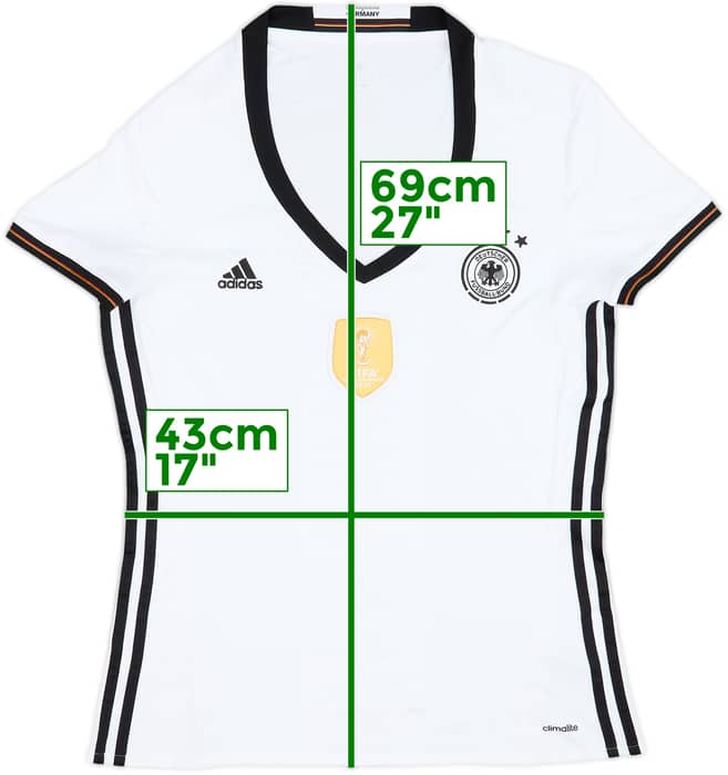 2015-16 Germany Home Shirt - 9/10 - (Women's L)