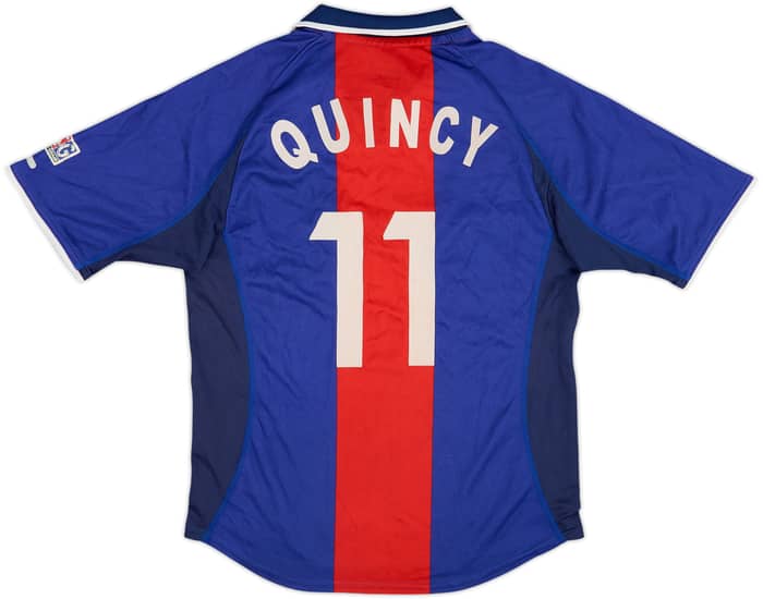 Camiseta de local del Paris Saint-Germain 2000-01 Quincy #11 - 5/10 - (Juvenil XL)