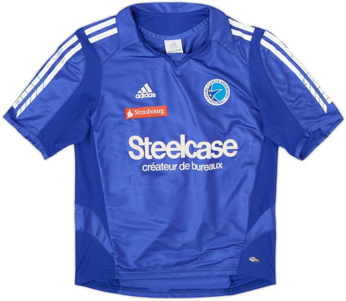 2005-06 Strasbourg Home Shirt Farnerud. P #10 - 5/10 - (M.Boys)