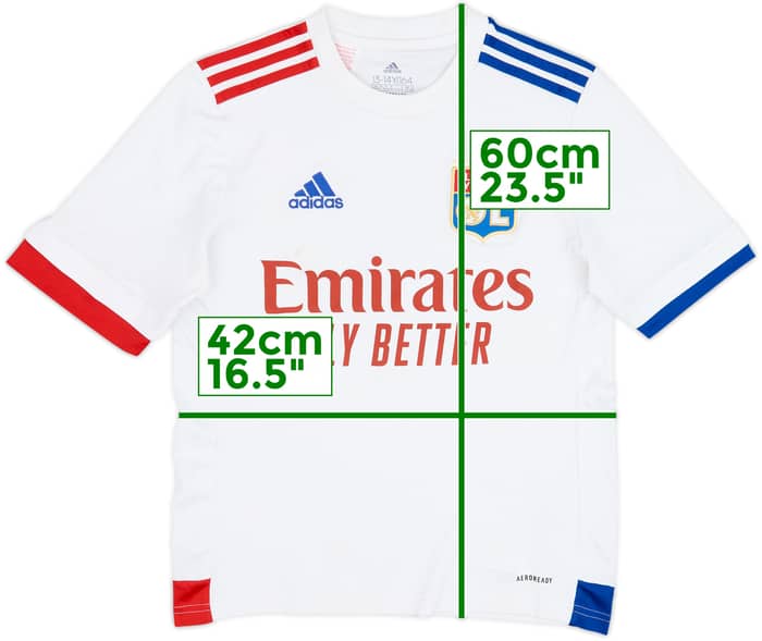 2020-21 Lyon Home Shirt - 5/10 - (L.Boys)