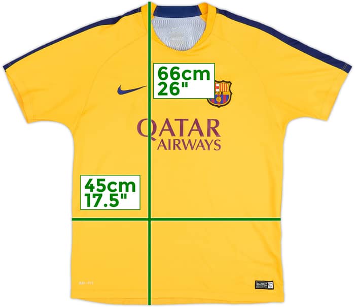 2015-16 Barcelona Nike Training Shirt - 7/10 - (XL.Boys)