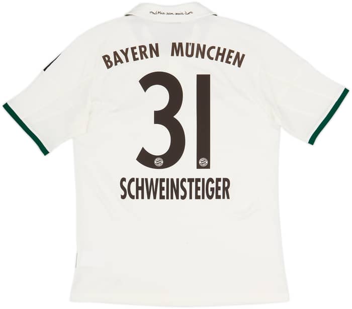 Camiseta de visitante del Bayern Munich 2013-14 Schweinsteiger #31 - 6/10 - (XL.Niños)