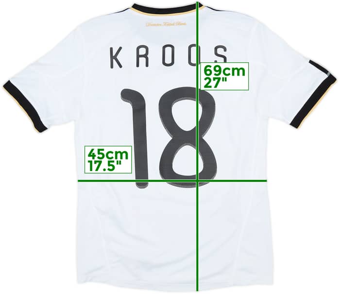 Camiseta de local de Alemania 2010-11 Kroos #18 - 10/10 - (XL.Niños)
