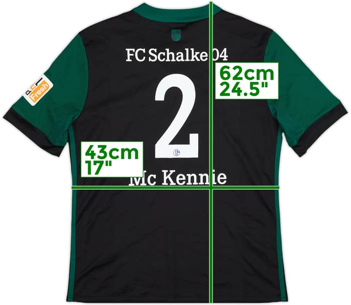 Camiseta de la tercera equipación del Schalke 2017-18 McKennie #2 - 9/10 - (Niños L)