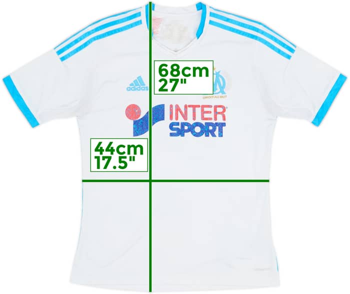 Camiseta de local del Olympique Marseille 2013-14 - 3/10 - (L. Niños)