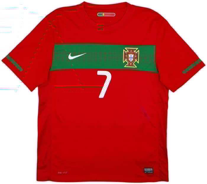 2010-11 Portugal Home Shirt Ronaldo #7 - 5/10 - (M)