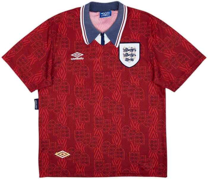 1993-95 England Away Shirt - 7/10 - (L)