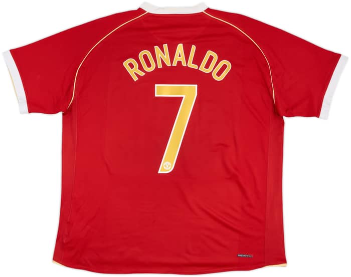 Camiseta de local del Manchester United 2006-07 Ronaldo #7 - 5/10 - (XXL)