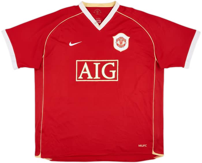 Camiseta de local del Manchester United 2006-07 Ronaldo #7 - 5/10 - (XXL)