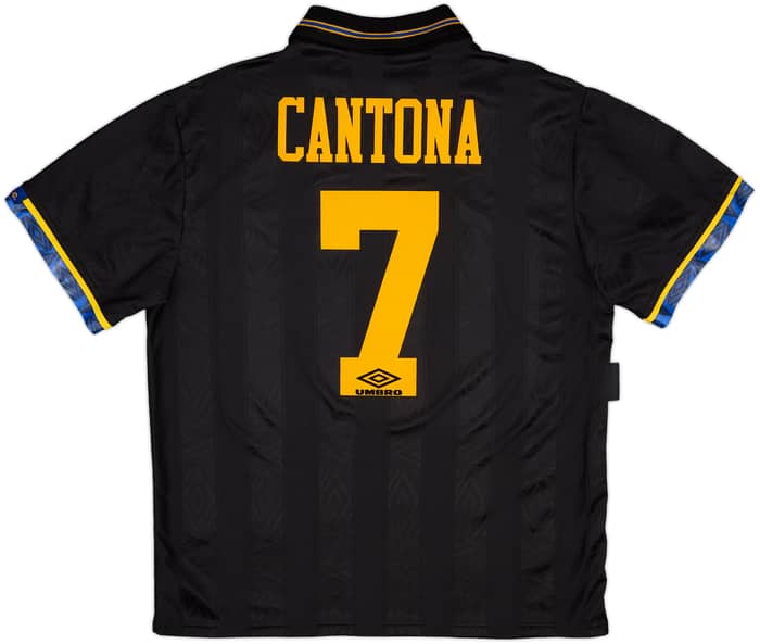 1993-95 Manchester United Away Shirt Cantona #7 - 9/10 - (L)
