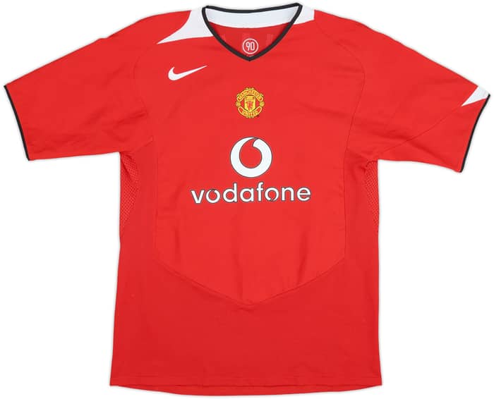 2004-06 Manchester United Home Shirt Ronaldo #7 - 10/10 - (XL.Boys)