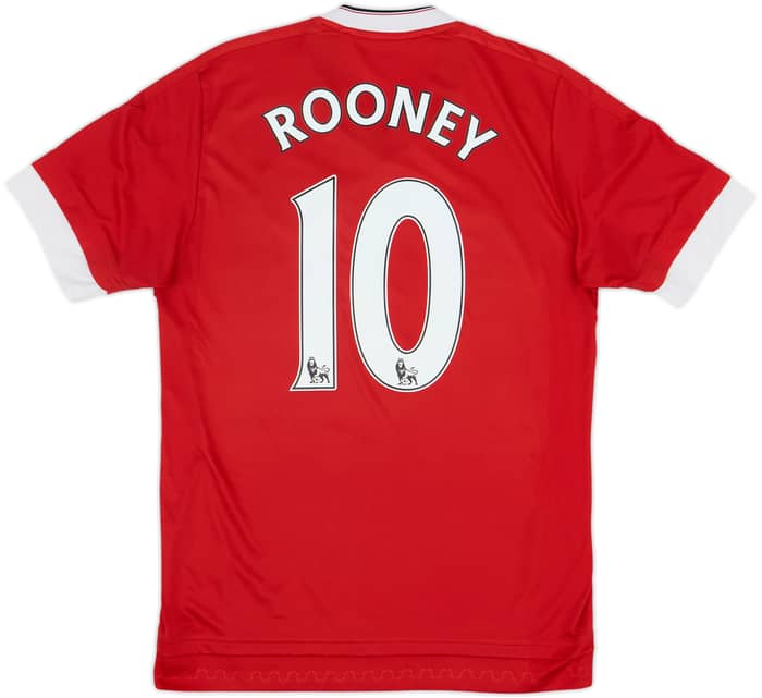 2015-16 Manchester United Home Shirt Rooney #10 - 6/10 - (S)